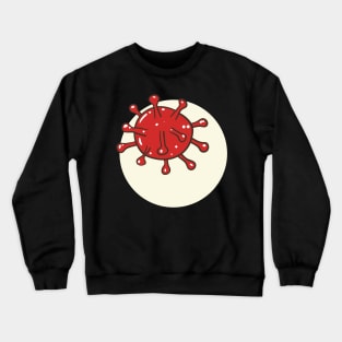 corona virus Crewneck Sweatshirt